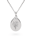 Lab Diamond Forever In Bloom Pendant