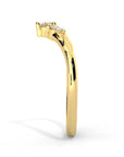 Arwen Ring Yellow Gold Side View