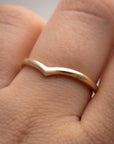 Chevron Wedding Ring