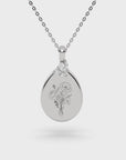 Moissanite Forever In Bloom Pendant