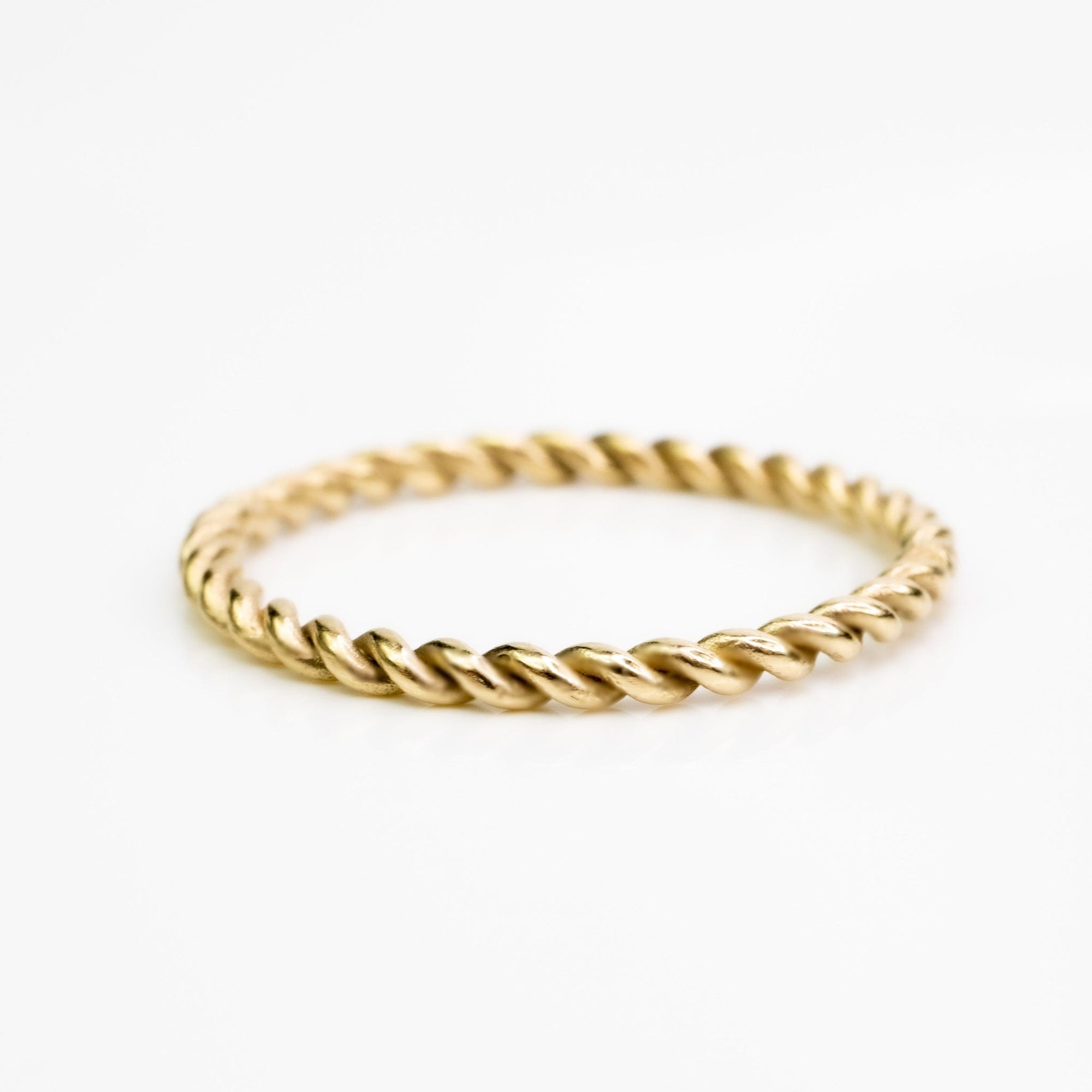 9ct Gold Twist Ring - Moments Jewellery