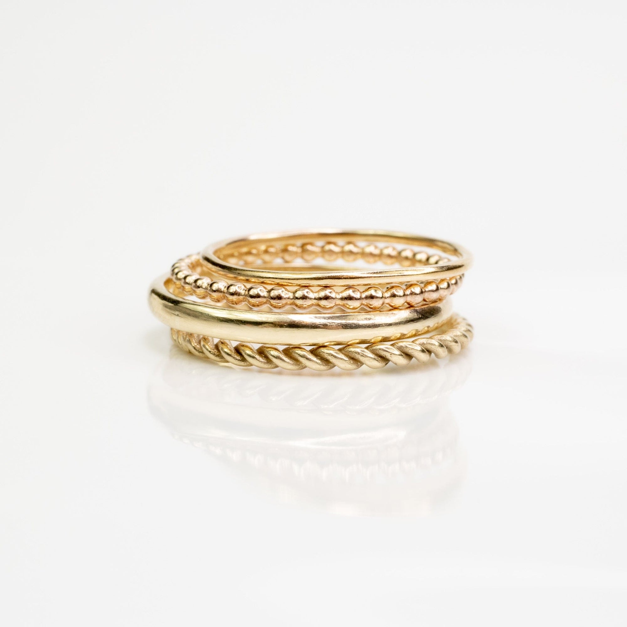 Barely There Stacking Ring - Gold - Moments Jewellery